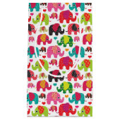 kind achtergrond retro - olifant klein cadeauzakje (Voorkant)