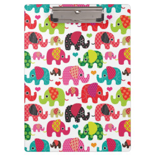 kind achtergrond retro - olifant klembord