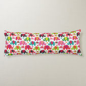 kind achtergrond retro - olifant lichaamskussen (Achterkant)