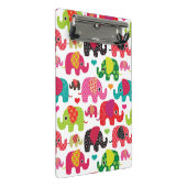 kind achtergrond retro - olifant mini klembord (Schuin)