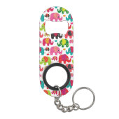 kind achtergrond retro - olifant sleutelhanger flessenopener (Achterkant)