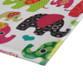 kind achtergrond retro - olifant snijplank (Hoek)