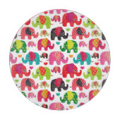kind achtergrond retro - olifant snijplank (Voorkant)