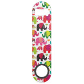 kind achtergrond retro - olifant speed flessenopener (Achterkant)