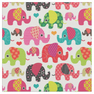 kind achtergrond retro - olifant stof