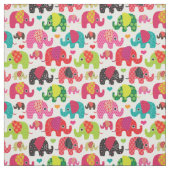 kind achtergrond retro - olifant stof (Swatch)