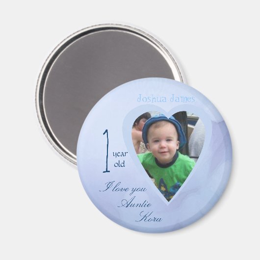 Kind afbeelding Ik hou van je Magneet (Voorkant / Achterkant)