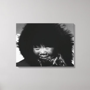  kind Alaska eskimo Canvas Afdruk