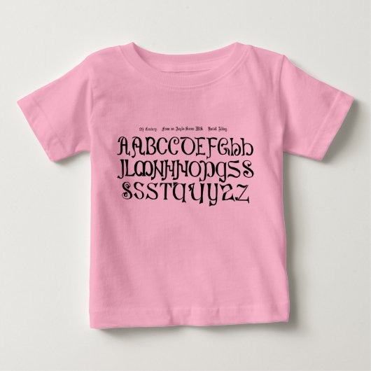 Kind Alphabet Shirt (Voorkant)