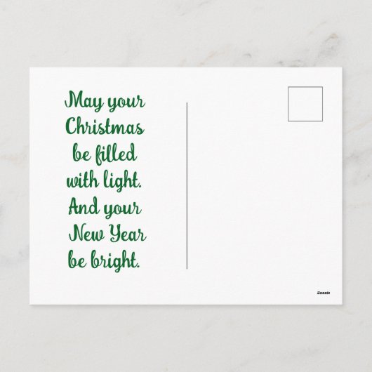 kind als een elf vakantie Briefkaart (Achterkant)