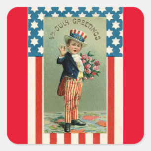  kind als Uncle Sam Sticker