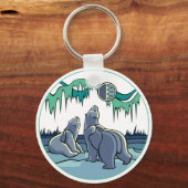 Kind Arctic Art Sleutelhanger Polar Beer Gifts (Voorkant)