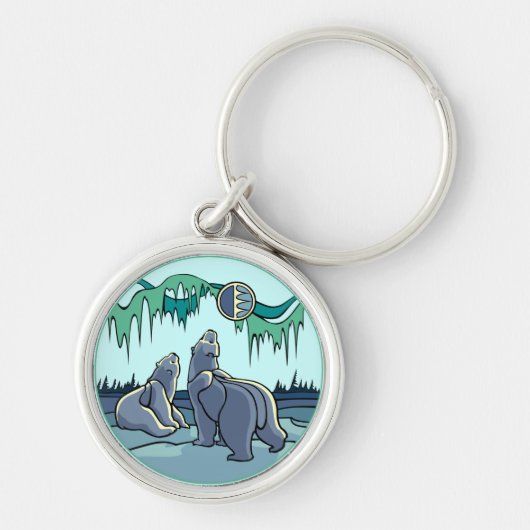 Kind Arctic Art Sleutelhanger Polar Beer Gifts (Voorkant)