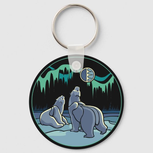 Kind Arctic Art Sleutelhanger Polar Beer Gifts (Voorkant)
