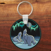 Kind Arctic Art Sleutelhanger Polar Beer Gifts (Voorkant)