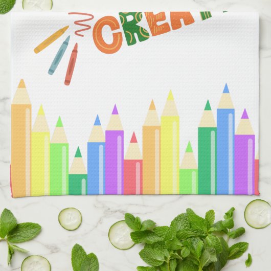 Kind Art van Creëer van Theedoek (Gevouwen)