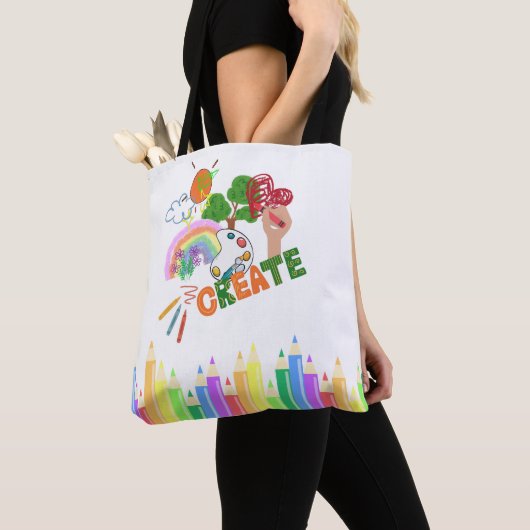 Kind Art van Creëer van Tote Bag (Dichtbij)