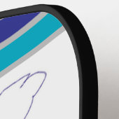 Kind Art voor Dad Custom Pickleball Paddle (Links Detail)