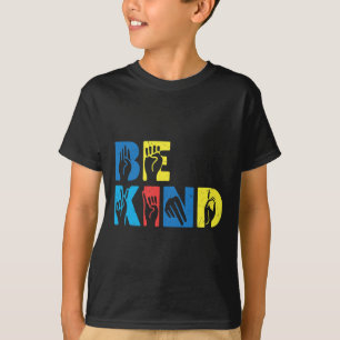 Kind Asl Liefde Gebarentaal Hand Autisme Bewustzij T-shirt