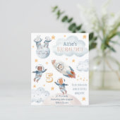 Kind Astronaut Rocket Space Birthday (Staand voorkant)