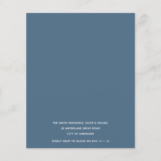 Kind Astronaut Rocket Space Birthday (Achterkant)