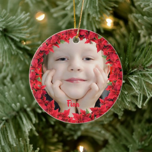 Kind/Baby Kerstmis Keramisch Ornament (Boom)