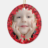 Kind/Baby Kerstmis Keramisch Ornament (Links)