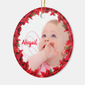 Kind/Baby Kerstmis Keramisch Ornament (Links)