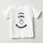 Kind, baby, peuter shirt grappige crypto (Voorkant)