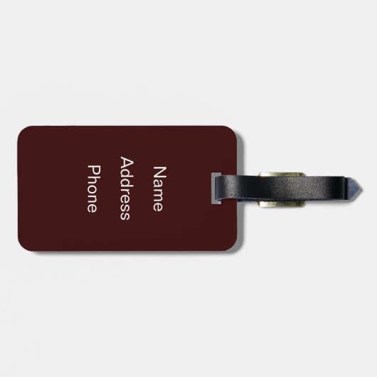 Kind Bagagelabel (Achterkant horizontaal)