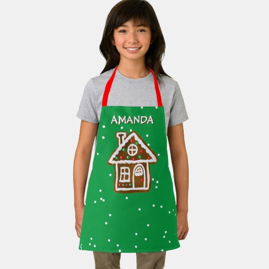 Kind bakpron met schattig ontbijtkoekoekje schort (Insitu)