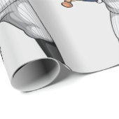 Kind Baseball spelen Cadeaupapier (Rol Hoek)