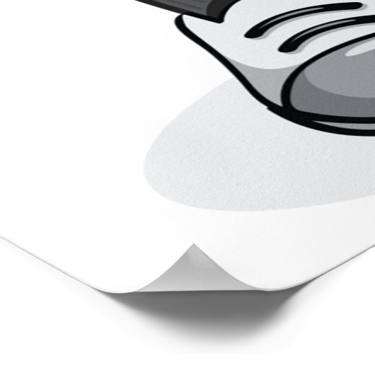 Kind Baseball spelen Poster (Hoek)