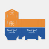 Kind basketbalsport aangepast op zaterdag bedankt bedankdoosjes (Uitgevouwen)