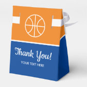 Kind basketbalsport aangepast op zaterdag bedankt bedankdoosjes (Achterkant)