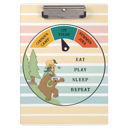 Kind Beer, Slang, Uil Kamp Personaliseren Klembord (Voorkant)