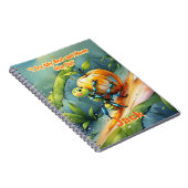 Kind bevestiging: "Ik doe mijn best en geef nooit  Notitieboek (Rechterzijde)