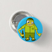 Kind bier ronde button 3,2 cm (Voorkant /achterkant)