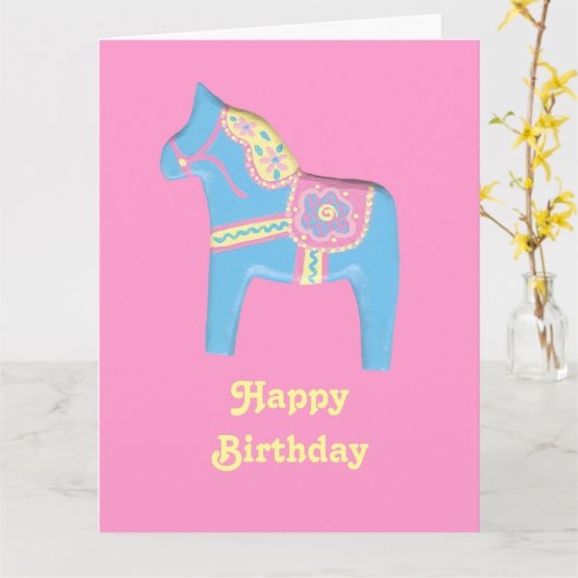 Kind Big Birthday Kaart (Gele Bloem)