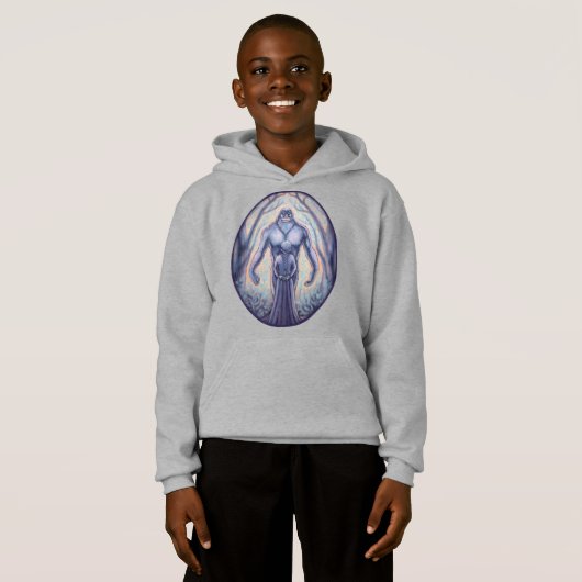Kind Bigfoot Hoodies Sasquatch & Maiden Shirten (Voorkant volledig)