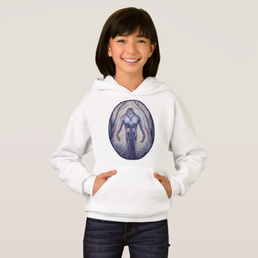 Kind Bigfoot Hoodies Sasquatch & Maiden Shirten (Voorkant volledig)