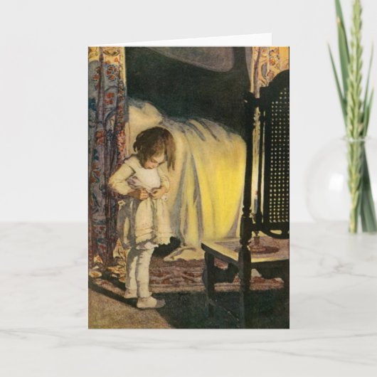 Kind bij Bedtijd Kaart (Voorkant)