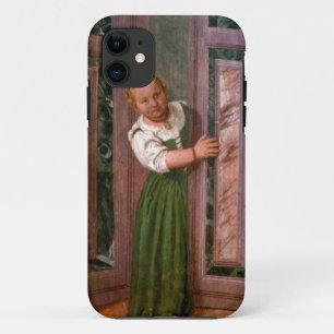 Kind bij de deur, uit de Sala a Crociera, c.156 iPhone 11 Hoesje