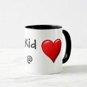 Kind bij hart mok (Voorkant rechts)