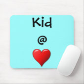 Kind bij hart muismat (Met muis)