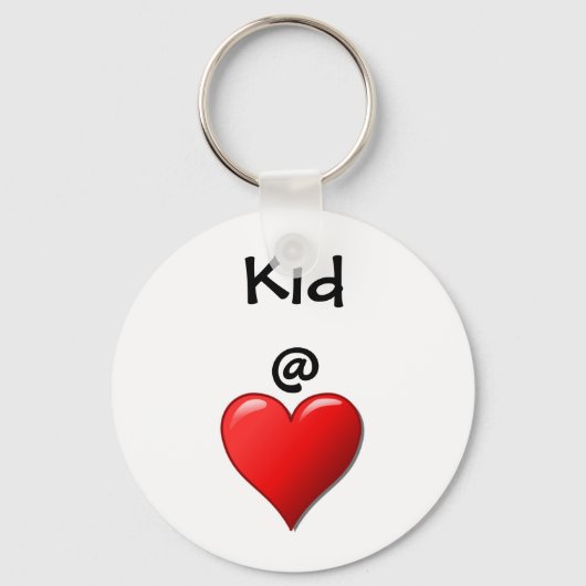 Kind bij hart sleutelhanger (Voorkant)
