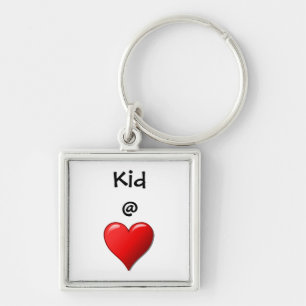 Kind bij hart sleutelhanger