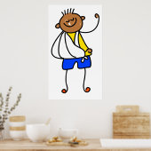 Kind bij ongevallen poster (Keuken)