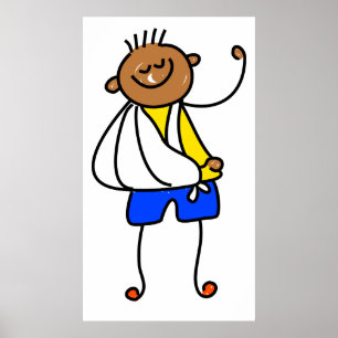 Kind bij ongevallen poster