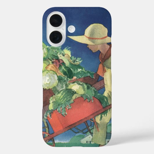 Kind, Biologische Tuinbouw; Overwinnende tuin Case-Mate iPhone Case (Achterkant)